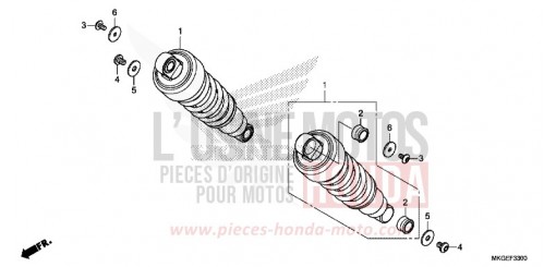 COUSSIN ARRIERE CMX500AL de 2020